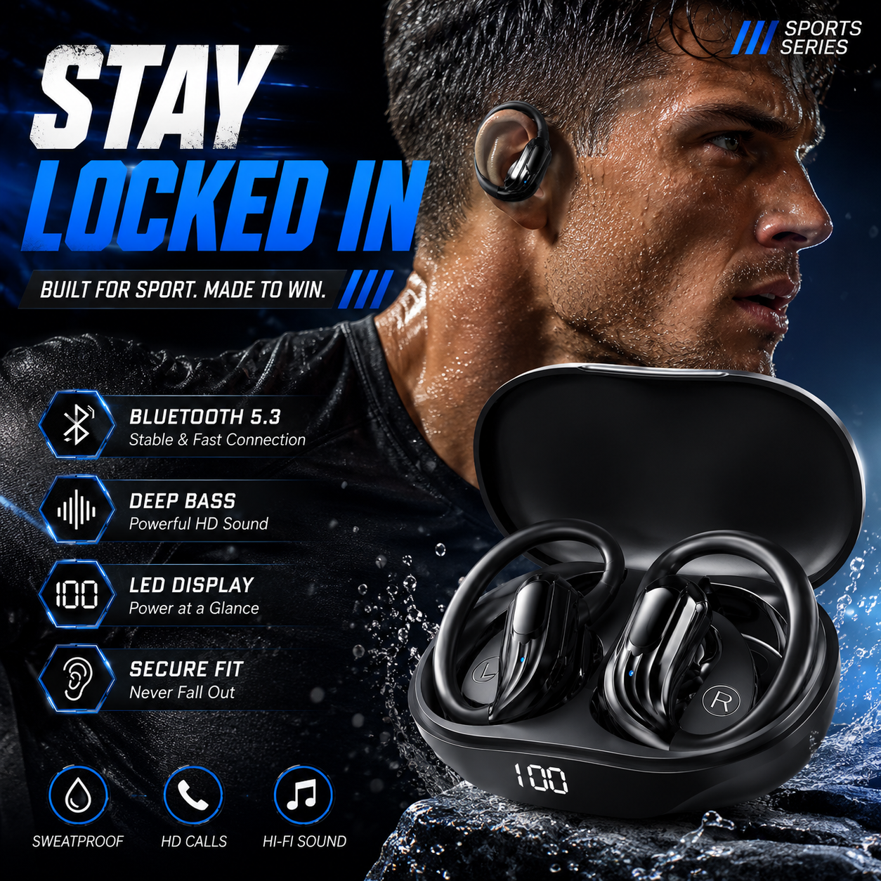 Phone Accessories Amazon - New Wireless Headphones Bluetooth 5.4 Earphones