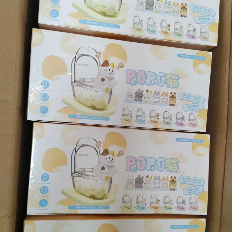 Phone Accessories Blind Box - Choco Teddy Pupu Cat Toilet Stand