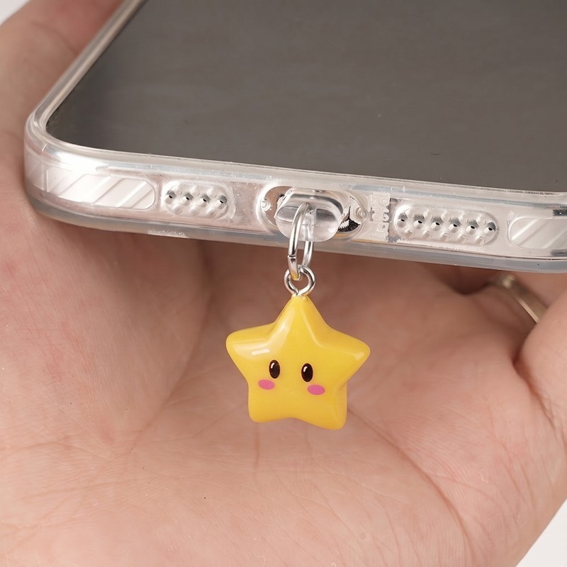 Cute 3D Yellow Star Phone Dust – Yellow Phone Accessories Bewertung und Preis