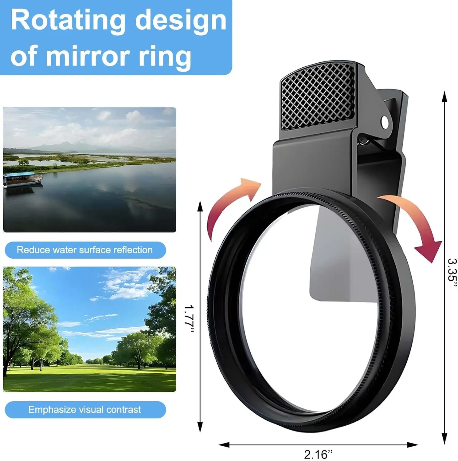 MINI 52mm Clip-on Phone Filter – Lens Camera Clip Bewertung und Preis