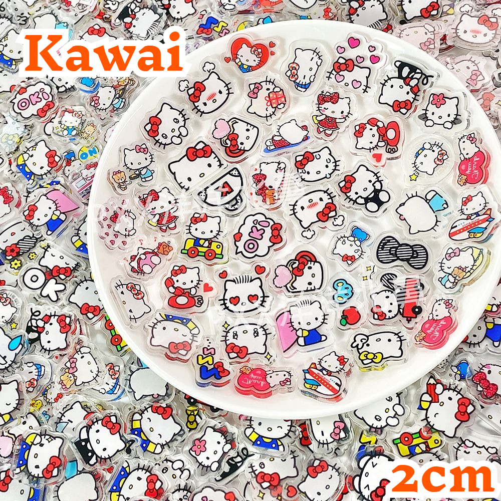 100PCS OF 2cm Mini HelloKitty  – Phone Accessories Toys Bewertung und Preis