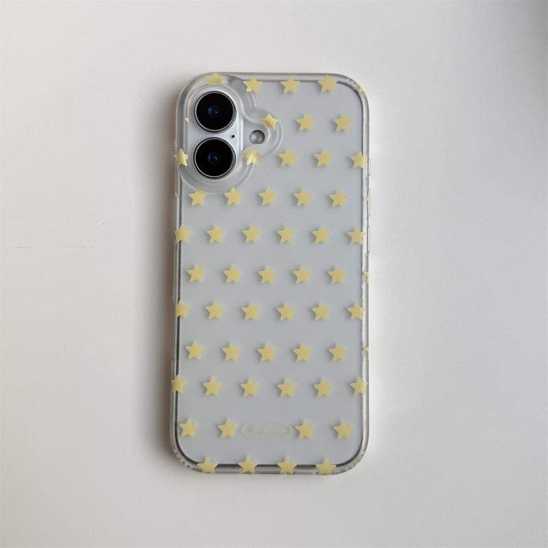 Korean Ins Yellow & White Star – Yellow Phone Accessories Bewertung und Preis