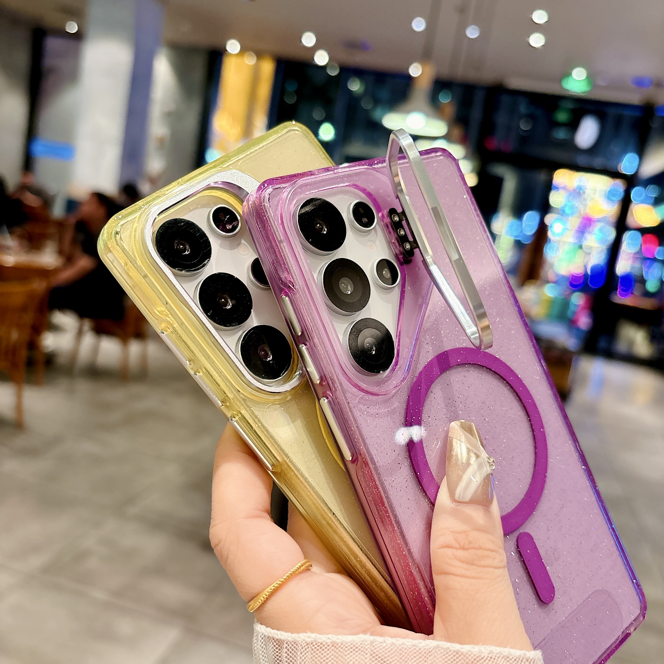 Hand Strap invisible Lens Stan – Yellow Phone Accessories Bewertung und Preis