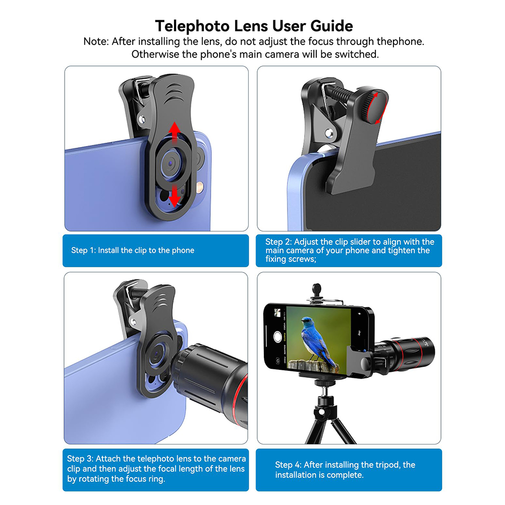 18/36/64X Mobile Phone Camera  – Lens Camera Clip Bewertung und Preis