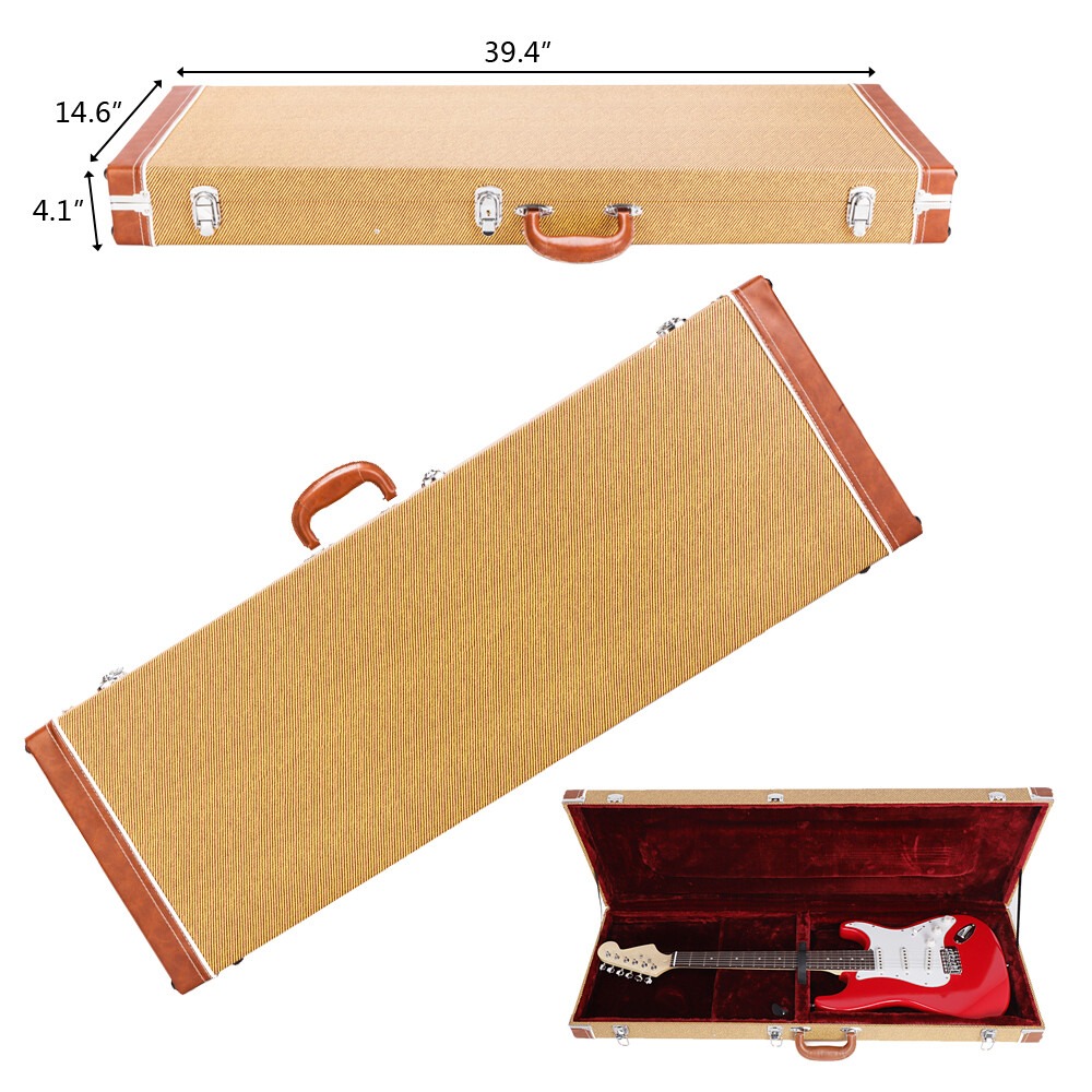 Electric Guitar Hard Case Bag  – Yellow Phone Accessories Bewertung und Preis