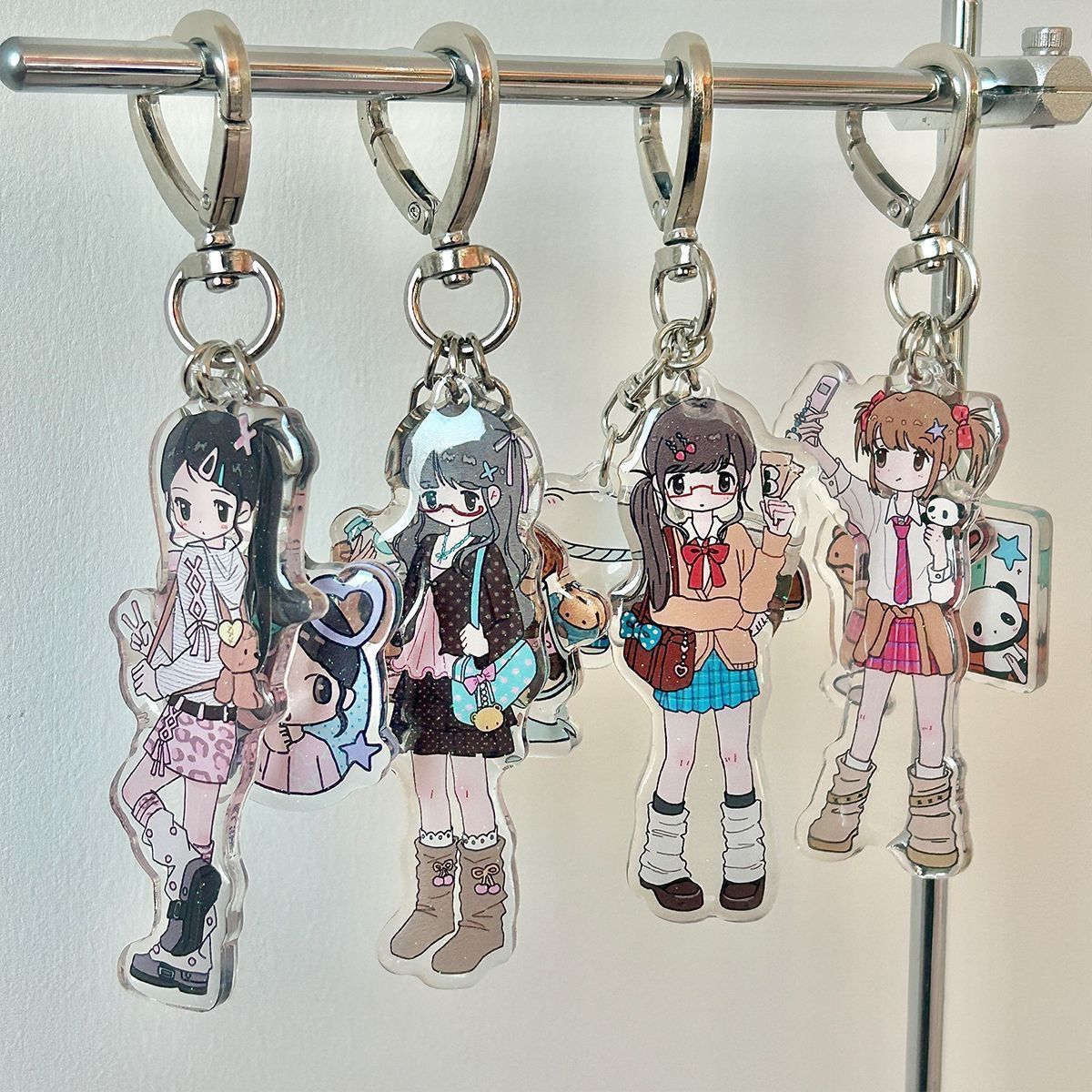 Cute Girl Aesthetic Acrylic Ph – Phone Accessories Toys Bewertung und Preis