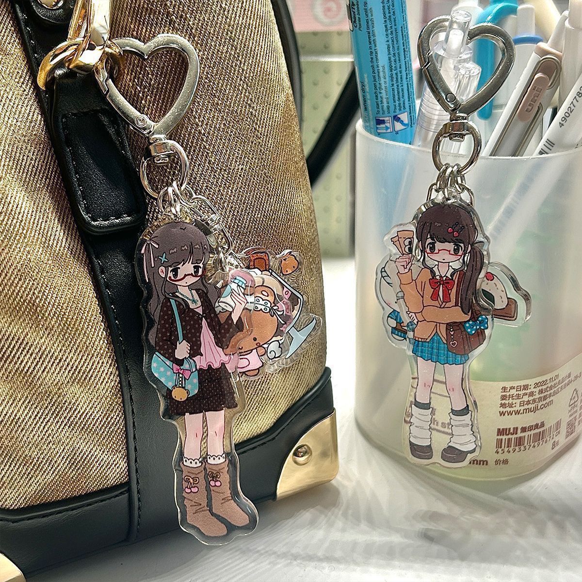 Cute Girl Aesthetic Acrylic Ph – Phone Accessories Toys Bewertung und Preis