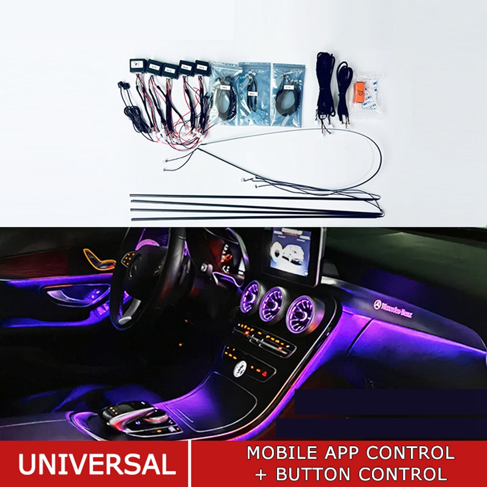 LED 64-Color Car Mood Light fo – Phone Accessories App Bewertung und Preis