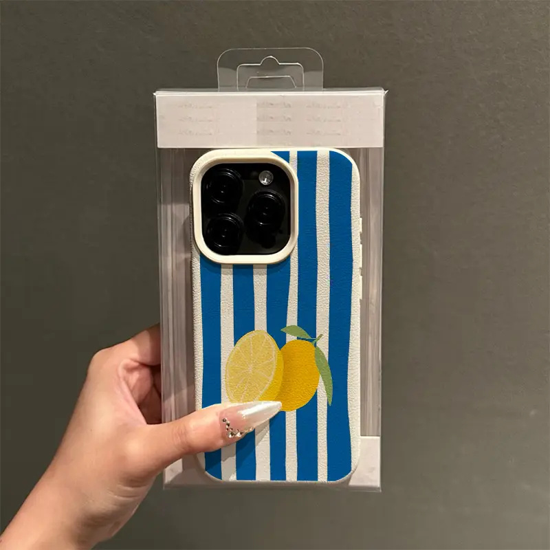 Yellow Lemon Blue Stripe Patte – Yellow Phone Accessories Bewertung und Preis