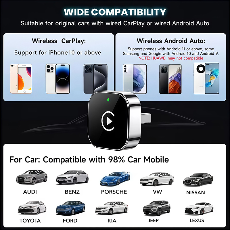 2-in-1 Wireless CarPlay Adapte – Quality Phone Accessories Bewertung und Preis