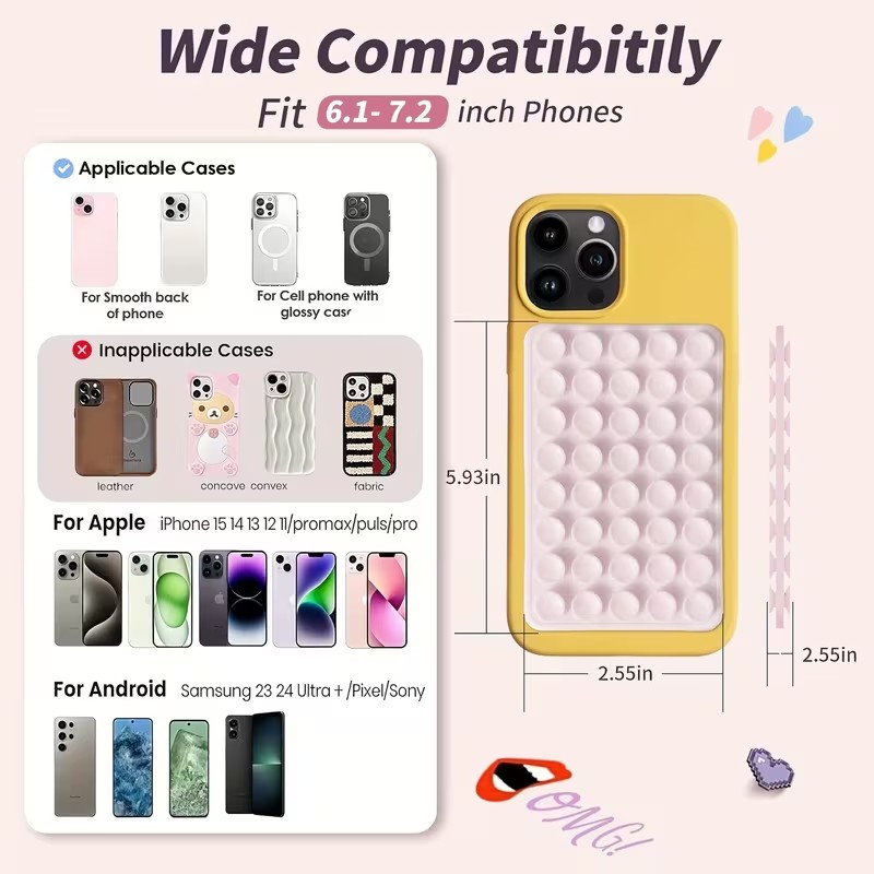 2-Pack Silicone Suction Phone  – Phone Accessories Bewertung und Preis