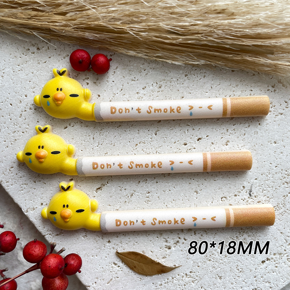 2pcs yellow chicken don't smok – Yellow Phone Accessories Bewertung und Preis