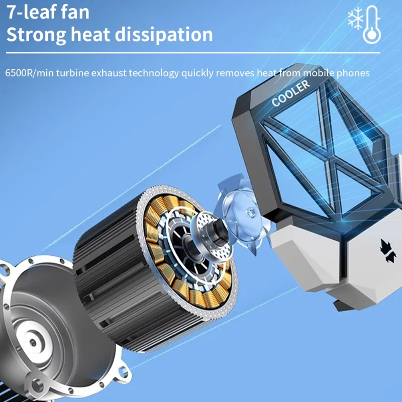 DY08 Mobile Phone Cooling Fan  – Phone Accessories For Android Bewertung und Preis