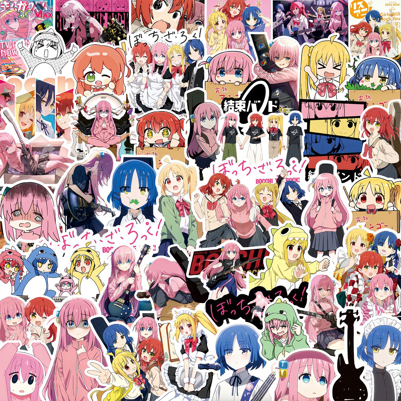 50Pcs Anime BOCCHI THE ROCK! S – Phone Accessories Toys Bewertung und Preis