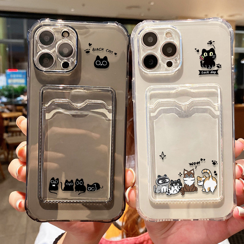 Cute Black Cat Phone Case For  – Phone Accessories Bewertung und Preis