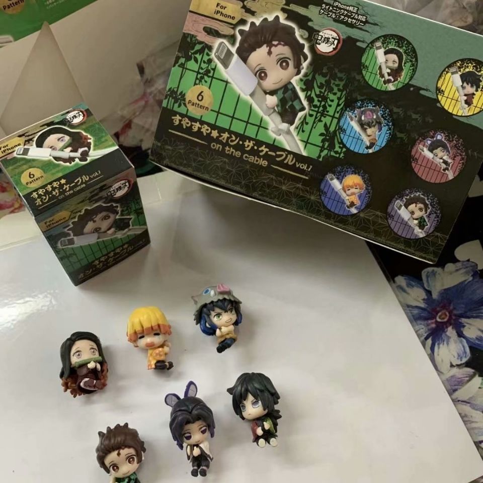 Demon Slayer Anime figure cabl – Phone Accessories Blind Box Bewertung und Preis