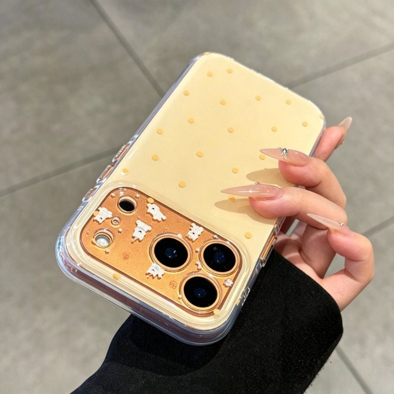 Fashion Cute Yellow Polka Dot  – Yellow Phone Accessories Bewertung und Preis