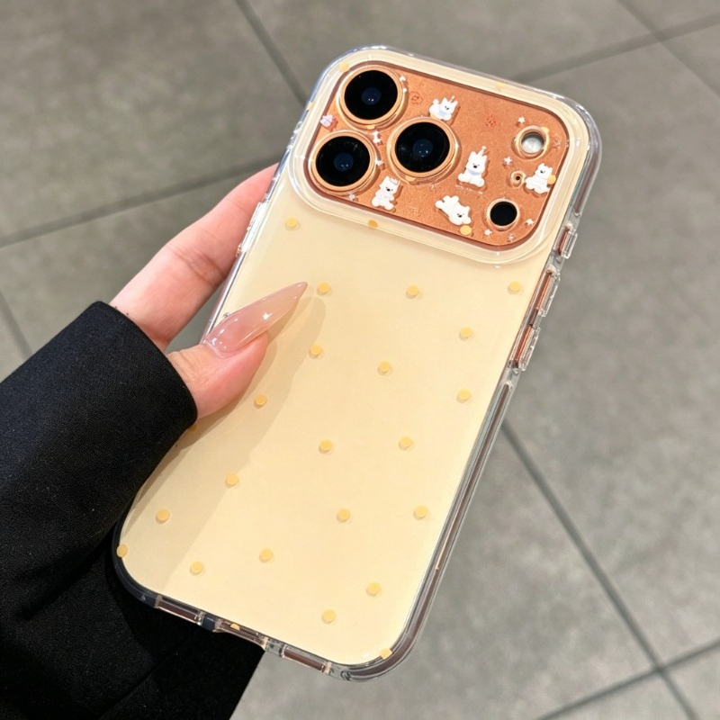 Fashion Cute Yellow Polka Dot  – Yellow Phone Accessories Bewertung und Preis