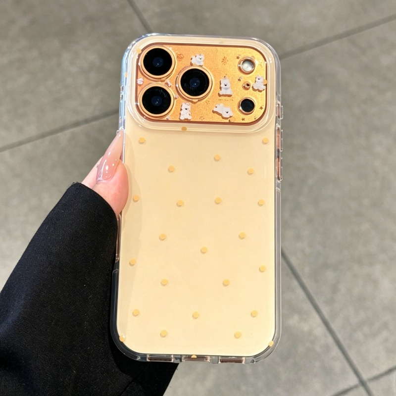 Fashion Cute Yellow Polka Dot  – Yellow Phone Accessories Bewertung und Preis